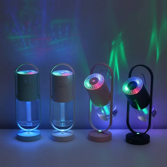 Air Ion Humidifier - 200ML - Ultrasonic - 7 Color LightsLuchtbevochtigers