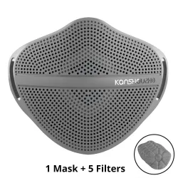 Camouflage - Respirator Face Mask - Silicone - 1pcMondmaskers