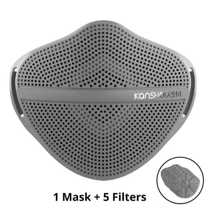 Camouflage - Respirator Face Mask - Silicone - 1pcMondmaskers