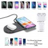 2 in 1 Qi Wireless Charger - Samsung S20 - S10 - Double Fast Charging PadOpladers
