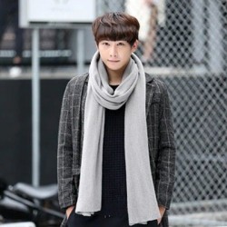 Warm cotton men's scarfScarves