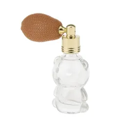 8ml Glass - Perfume Bottle - Refillable - Bear ShapedParfum