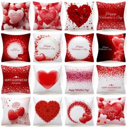 Rode harten - Valentijnsdag - kussenhoes - 45 * 45 cmValentijnsdag