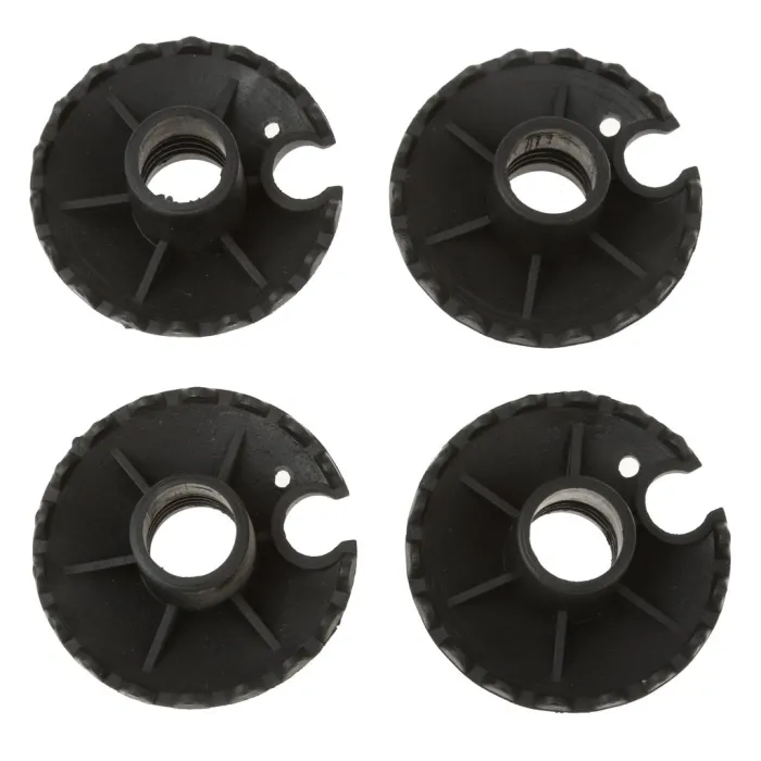 Rubberen moddermand - voor wandelstokken - 4cm - 4 stuksSurvival gereedschap