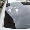 Zombie bloody hands - vinyl car stickerStickers