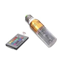 Acryl kristal LED lamp - RGB - E27 - E14 - AC85 - 265VE14