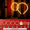 E27 - 220V - 240V - 3W - 4W - 4.5W - vintage LED bulb - irregular designE27