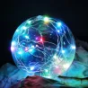 E27 1.7W - LED RGB bulb - dimmable - Christmas decorationE27