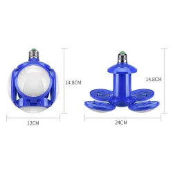 40W E27 - 220V 110V - RGB - LED - opvouwbare lamp - voetbal UFO lampE27