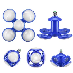 40W E27 - 220V 110V - RGB - LED - opvouwbare lamp - voetbal UFO lampE27