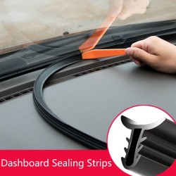 Universeel geluiddempend rubber - rubberen afdichting - afdichtstrip dashboard - 160cmGlas en ramen