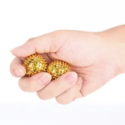 Acupressuurbehandeling - handstimulatienaalden - magnetische massageballen - 2 stuksMassage