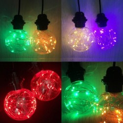 E27 - 220V 110V - RGB - LED decoratieve lampE27