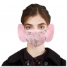 2 in 1 - face mask / earmuffs - floral lace printMouth masks