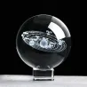 Zonne-beeldjes - 3D planetenmodel - kristallen bol - bureau-decoratieDecoratie