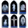 3D laser engraved cube - Jesus - angel - virgin Mary - crystal statueDecoration