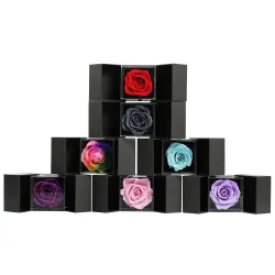 Elegant juwelendoosje met roos - Valentijnsdag / huwelijksgeschenkValentijnsdag