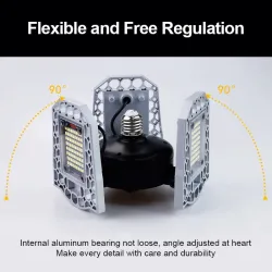 LED bulb - foldable lamp - high power - E27 - 110V - 220V - 40W - 60W - 80WE27