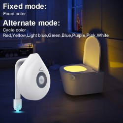 LED - toiletbrilverlichting - nachtlampje - 8 verwisselbare kleurenBadkamer & Toilet