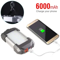 Draagbare lantaarn - camping / tentlicht - dimbaar - noodstroombank - waterdicht - 6000mAhSurvival gereedschap