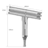 Professional hair dryer- ionic - grey - 220VHair