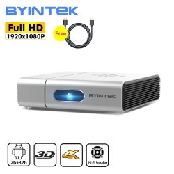 BYINTEK U50 / U50 Pro - full HD - 1080P - 2K 3D 4K - Android - Wifi - LED DLP-miniprojectorProjectors
