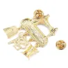 Zwarte naaimachine - speld - brocheBroches