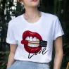 Red lips - bullet - Love - printed T-shirtBlouses & shirts