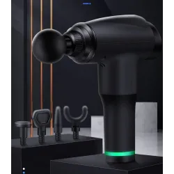 Massage gun - deep muscle relaxation - pain relief - 5 heads body massager with storage bagMassage