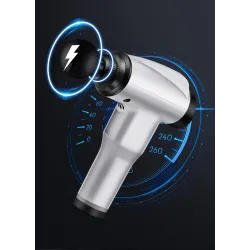 Massage gun - deep muscle relaxation - pain relief - 5 heads body massager with storage bagMassage