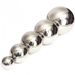 Zilveren decoratieve bal - spiegeleffect - roestvrij staalKantoor