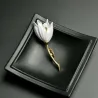 Witte tulp - elegante brocheBroches