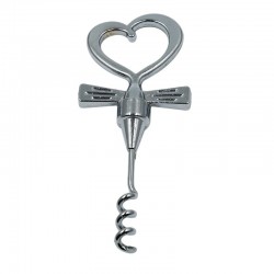 Wine bottle opener - corkscrew - heart shaped handleBar supply