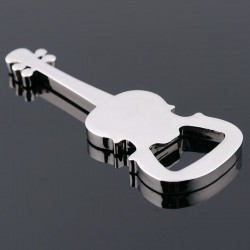 Stainless steel bottle opener - guitar shapeBar supply