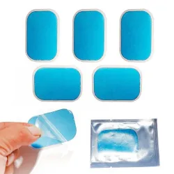 Hydrogel buikstickers - vervangende pleisters voor afslank- / massageriemen - 50 stuksFitness