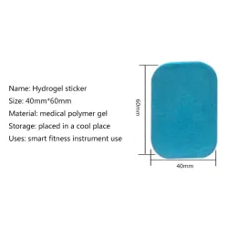 Hydrogel buikstickers - vervangende pleisters voor afslank- / massageriemen - 50 stuksFitness