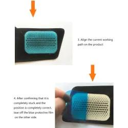 Hydrogel buikstickers - vervangende pleisters voor afslank- / massageriemen - 50 stuksFitness