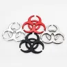 3D biohazard - metal emblem - car stickerStickers