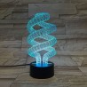 3D spiraallamp - aanraakbediening - RGB - LED - USB - nachtlampVerlichting