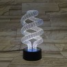 3D spiraallamp - aanraakbediening - RGB - LED - USB - nachtlampVerlichting
