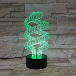 3D spiral bulb - touch control - RGB - LED - USB - night lampLights & lighting