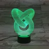 3D abstracte vorm - aanraakbediening - RGB - LED - USB - nachtlampVerlichting