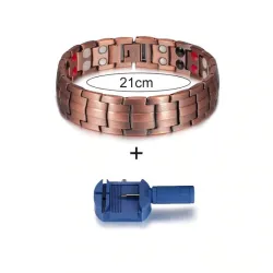Vintage koperen armband - magnetisch - gezondheid - energie - unisexArmbanden