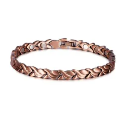 Vintage koperen armband - magnetisch - gezondheid - energie - unisexArmbanden