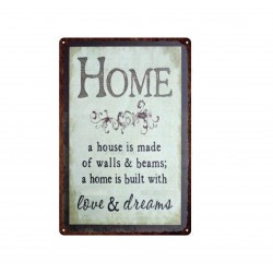 Family Home Rules & Quotes - metal sign - wall posterPlaques & Signs