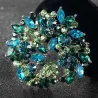 Crystal flowers - broochBrooches