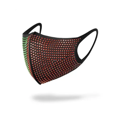 Mond- / gezichtsmaskers - herbruikbaar - diamanten decoratieMondmaskers
