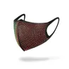 Mond- / gezichtsmaskers - herbruikbaar - diamanten decoratieMondmaskers