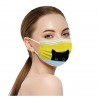 10 stuks - beschermend mond / gezichtsmasker - 3-laags - wegwerp - kattenprintMondmaskers