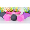 Anti-static comb - rainbow hair brush with mirrorHair